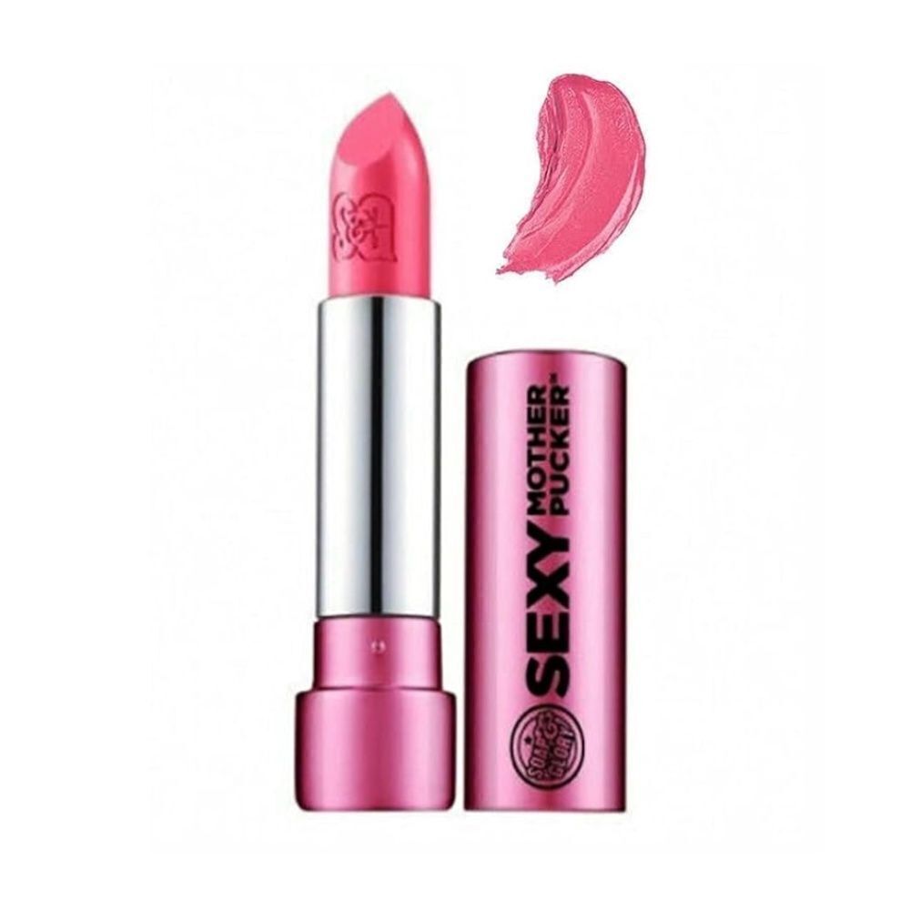 Sexy Mother Pucker Lipstick Cerise Please Satin Swatched